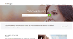 Desktop Screenshot of cellpages.com
